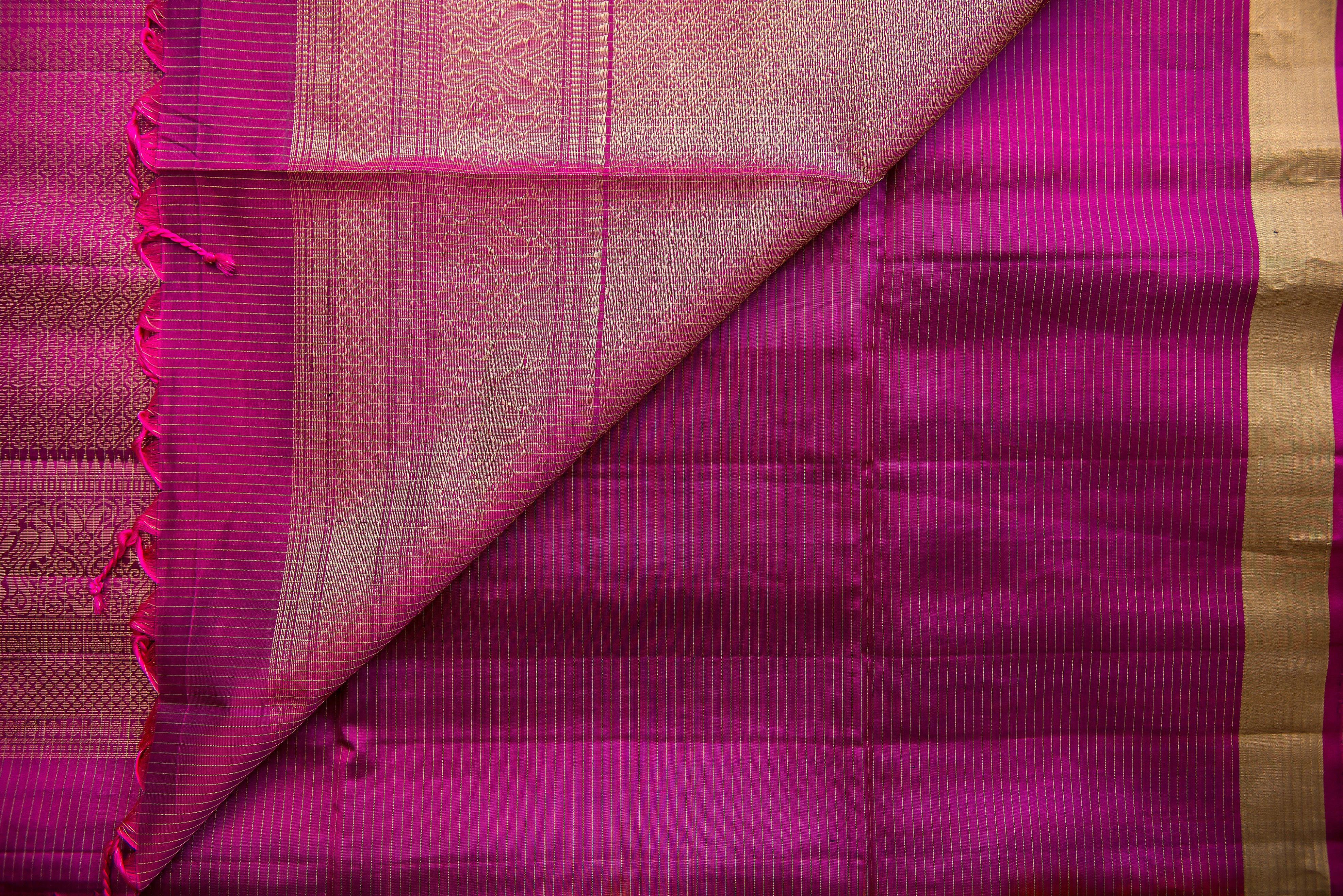 Luxurious Olive Green Soft Silk Saree with Maroon Zari Pallu