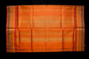Handwoven Royal Blue Checkered Silk Cotton Saree