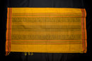 Vibrant Yellow Kanchi Cotton Threadwork Saree
