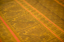 Vibrant Yellow Kanchi Cotton Threadwork Saree