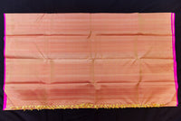 Luminous Simha Color (Ombre Orange) Pure Silk Saree