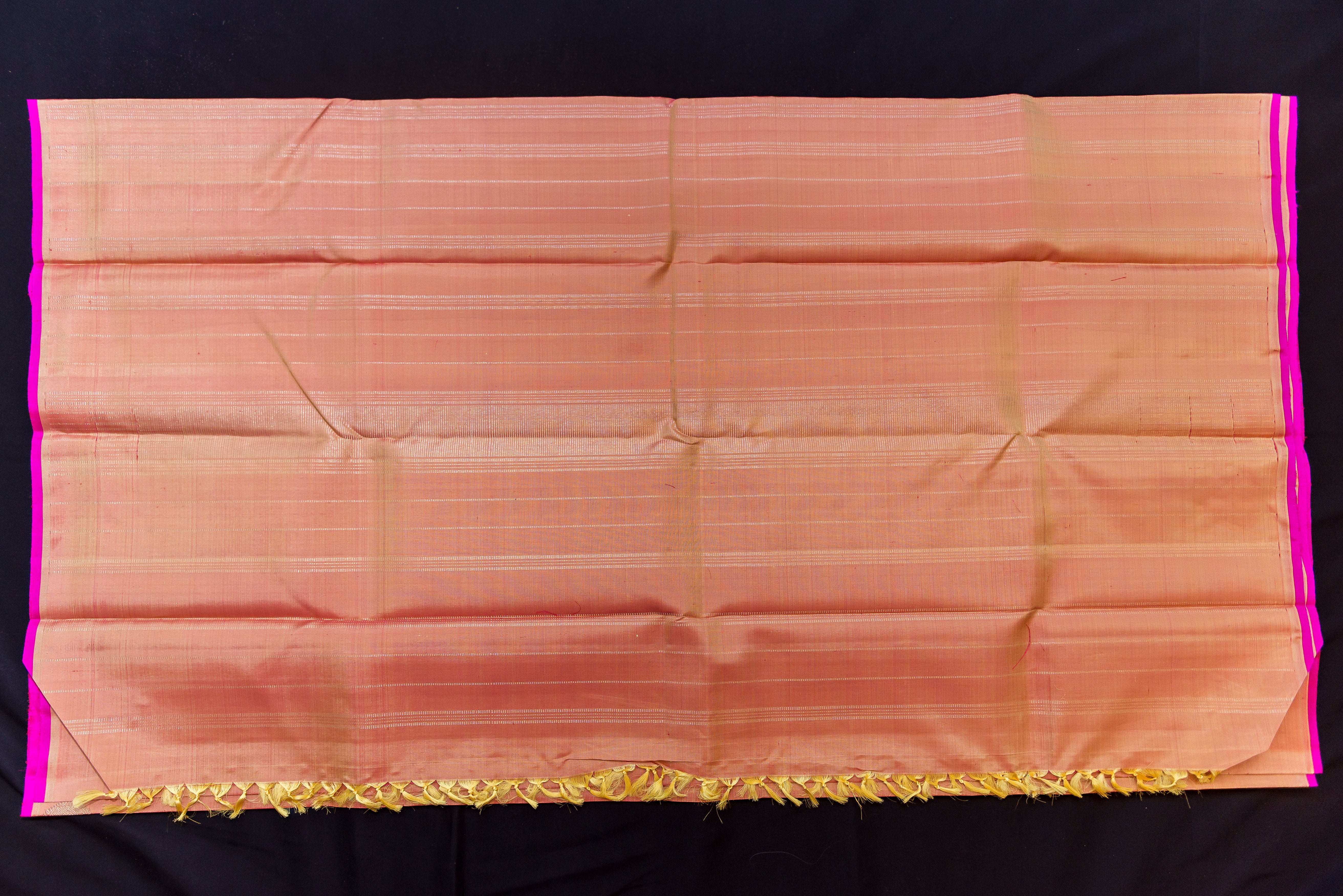 Luminous Simha Color (Ombre Orange) Pure Silk Saree
