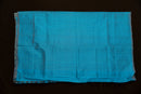 Luminous Azure Blue Silk Cotton Saree with Zari Motifs