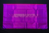 Electrifying Lotus Pink Pure Silk Saree with a Royal Purple Pallu