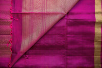 Luxurious Olive Green Soft Silk Saree with Maroon Zari Pallu