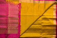 Luxurious Olive Green Soft Silk Saree with Maroon Zari Pallu