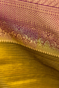 Luxurious Olive Green Soft Silk Saree with Maroon Zari Pallu