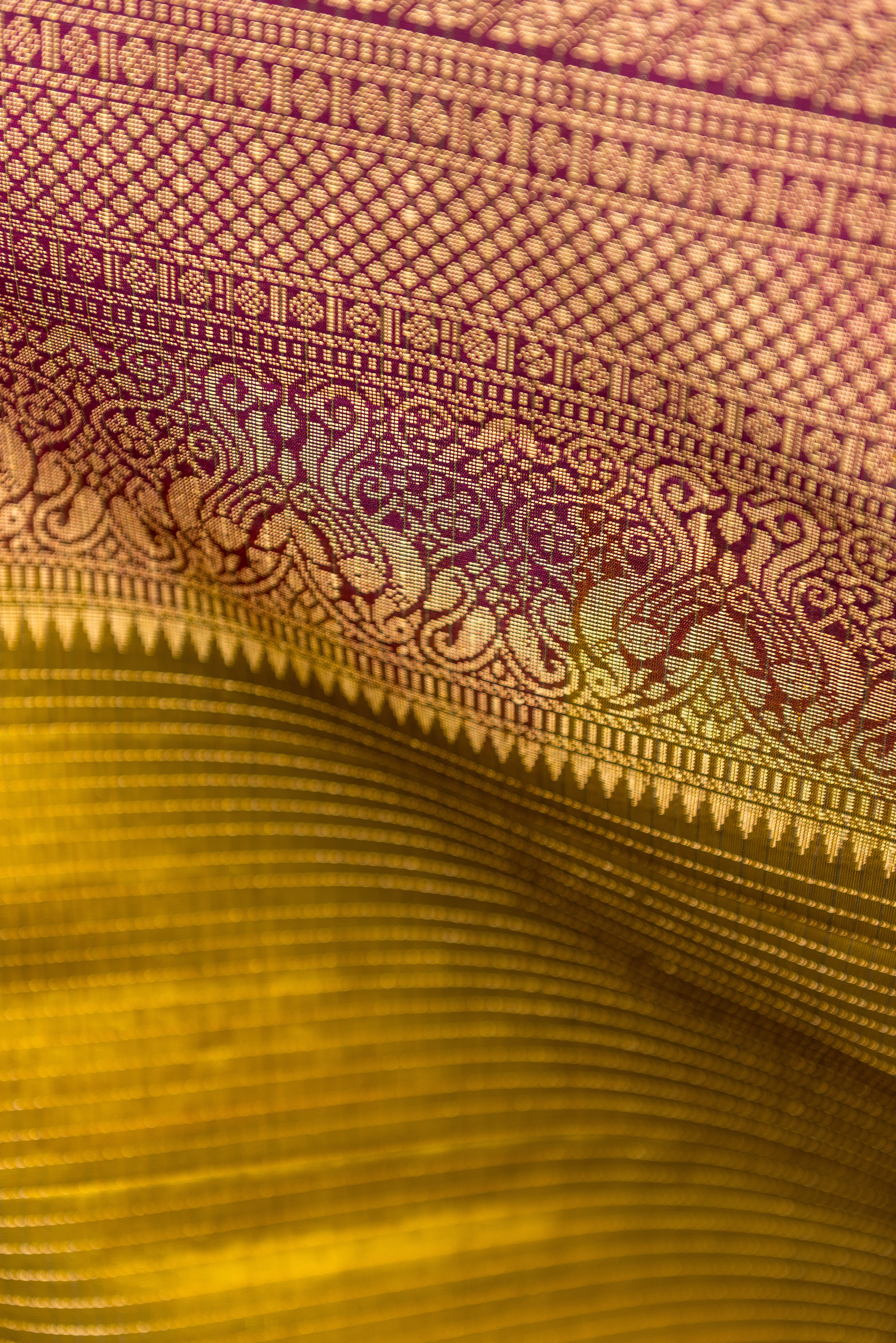 Luxurious Olive Green Soft Silk Saree with Maroon Zari Pallu