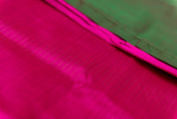 Manthulir Silk Cotton Saree with Bright Pink Pallu