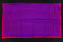 Dazzling Ombre Silk Cotton Saree in Purple and Red