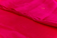 Luminous Bright Pink Silk Cotton Saree with Zari Motifs