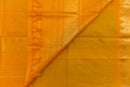 Dazzling Green Silk Cotton Saree with Mustard-Yellow Pallu