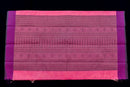 Bright Pink Kanchi Cotton Threadwork Saree