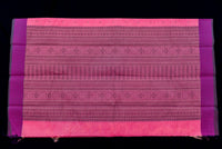 Bright Pink Kanchi Cotton Threadwork Saree