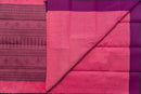 Bright Pink Kanchi Cotton Threadwork Saree