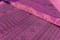 Bright Pink Kanchi Cotton Threadwork Saree