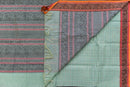 Serene Aqua Green Kanchi Cotton Saree with Threadwork Pallu