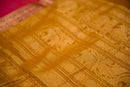 Magnificent Golden-Mustard Kanchi Cotton Saree with Grand Zari Pallu