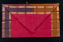 Bright Pink Kanchi Cotton Saree with Grand Zari Pallu