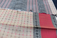 Sophisticated Ash Grey Kanchi Cotton Saree with Rani Pink Accents