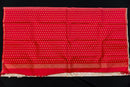 Luminous Cream and Red Pure Silk Saree with Gold Buttas