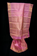 Luminous Rose Pink Pure Silk Vairaoosi Saree