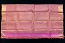 Luminous Rose Pink Pure Silk Vairaoosi Saree