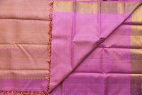 Luminous Rose Pink Pure Silk Vairaoosi Saree