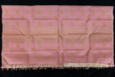 Serene Ivory Pure Silk Saree with Rose Pink and Gold Pallu