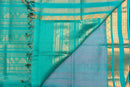 Baby Pink Vairaoosi Silk Cotton Saree with a Sea Green Pallu