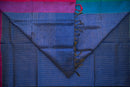 Royal Blue Kattam Silk Cotton Ganga-Jamuna Saree
