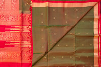 Manthulir Soft Silk Saree with Grand Red Pallu