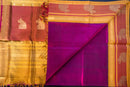 Brick, Mustard, and Wine Silk Cotton Saree