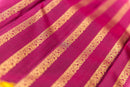 Olive Green and Maroon Handwoven Pure Kanchipuram Silk Saree