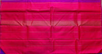 Vibrant Purple Pure Silk Saree with Hot Pink Pallu